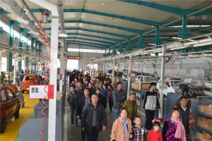 濱州陽信 工廠看車團 為時風制造點贊